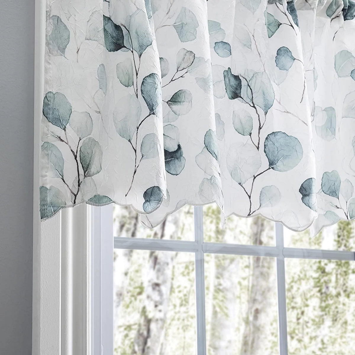 Crushed Taffeta Rod Pocket Valance Y1524