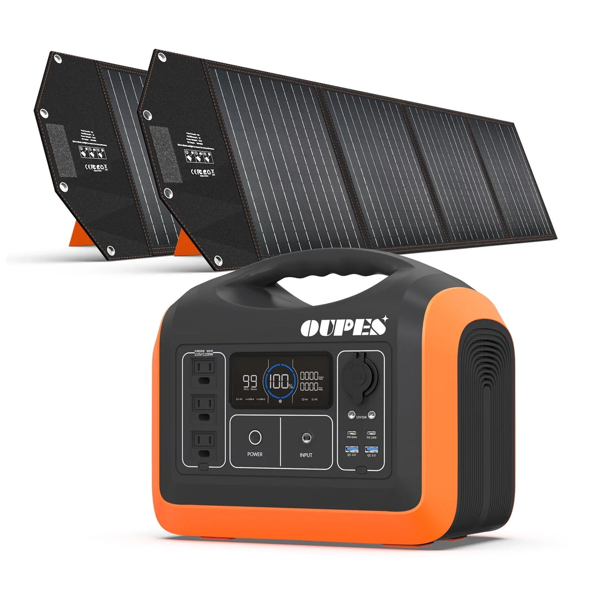 1200W 992Wh LiFePO4 Portable Power Station C7700