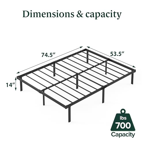 14in Full Metal Bed Frame V525832