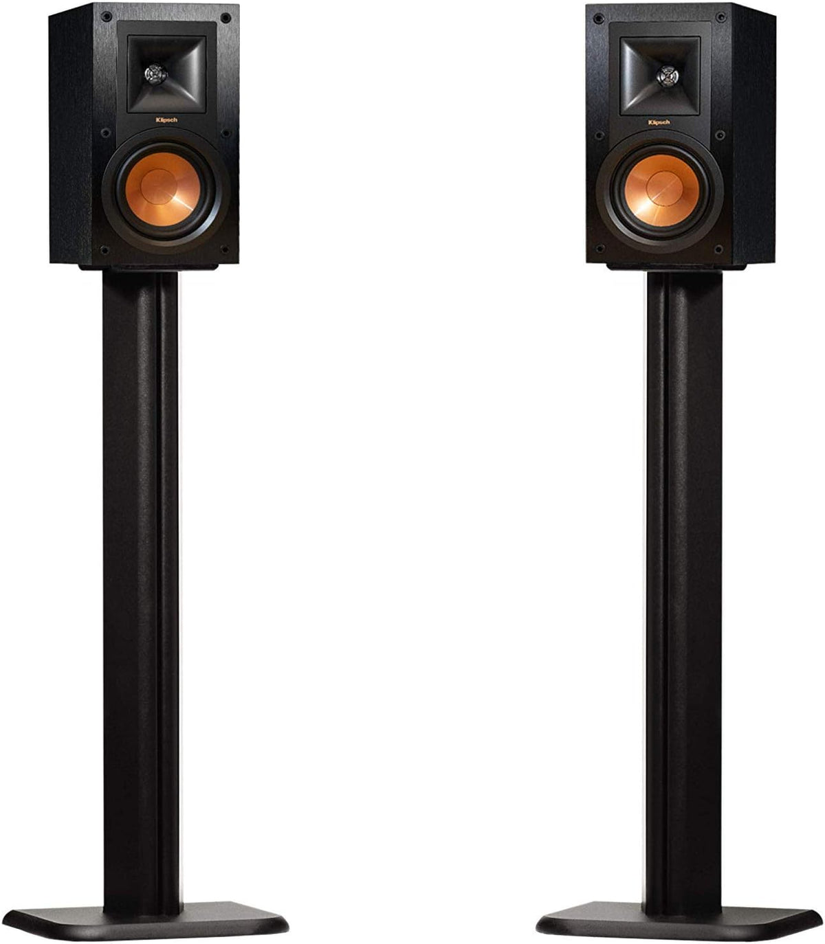 Universal Floor Speaker Stands with Sound Iso Pads & Carpet Spikes Y91842