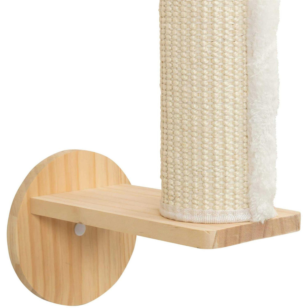 Wall Mount Cat Scratching Post with Perch K5857