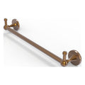 Brushed Bronze 18x22 Towel Bar with Integrated Hooks D2862