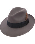 Beaver Fur Felt Fedora Hat Size 7 1/4 Caribou W10970