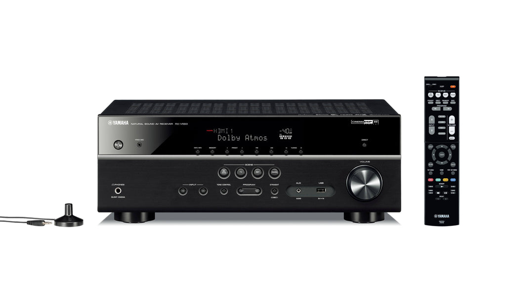 Black 7.2 Channel AV Network Receiver N610487