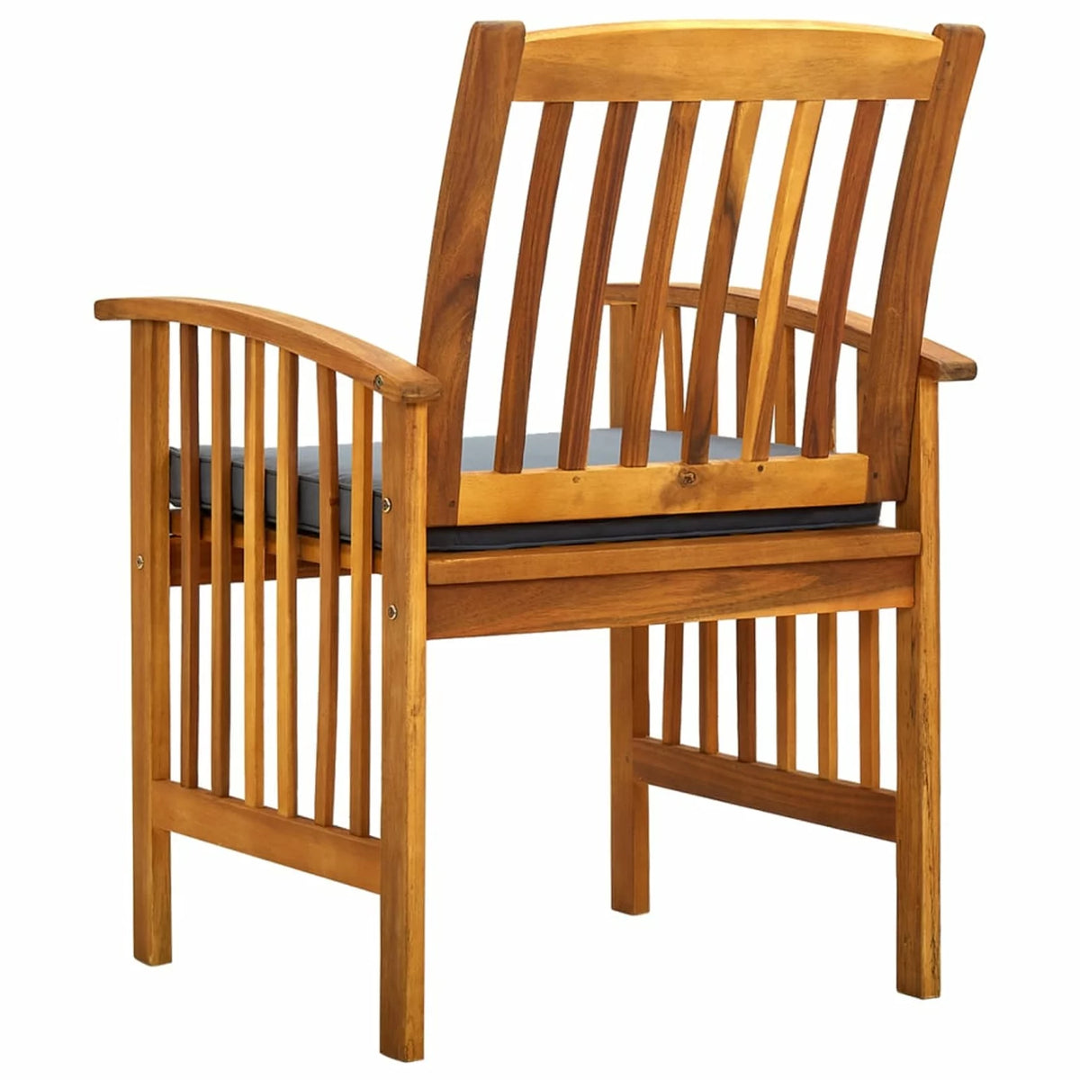 Garden Dining Chairs 2 pcs with Cushions Acacia Wood S676