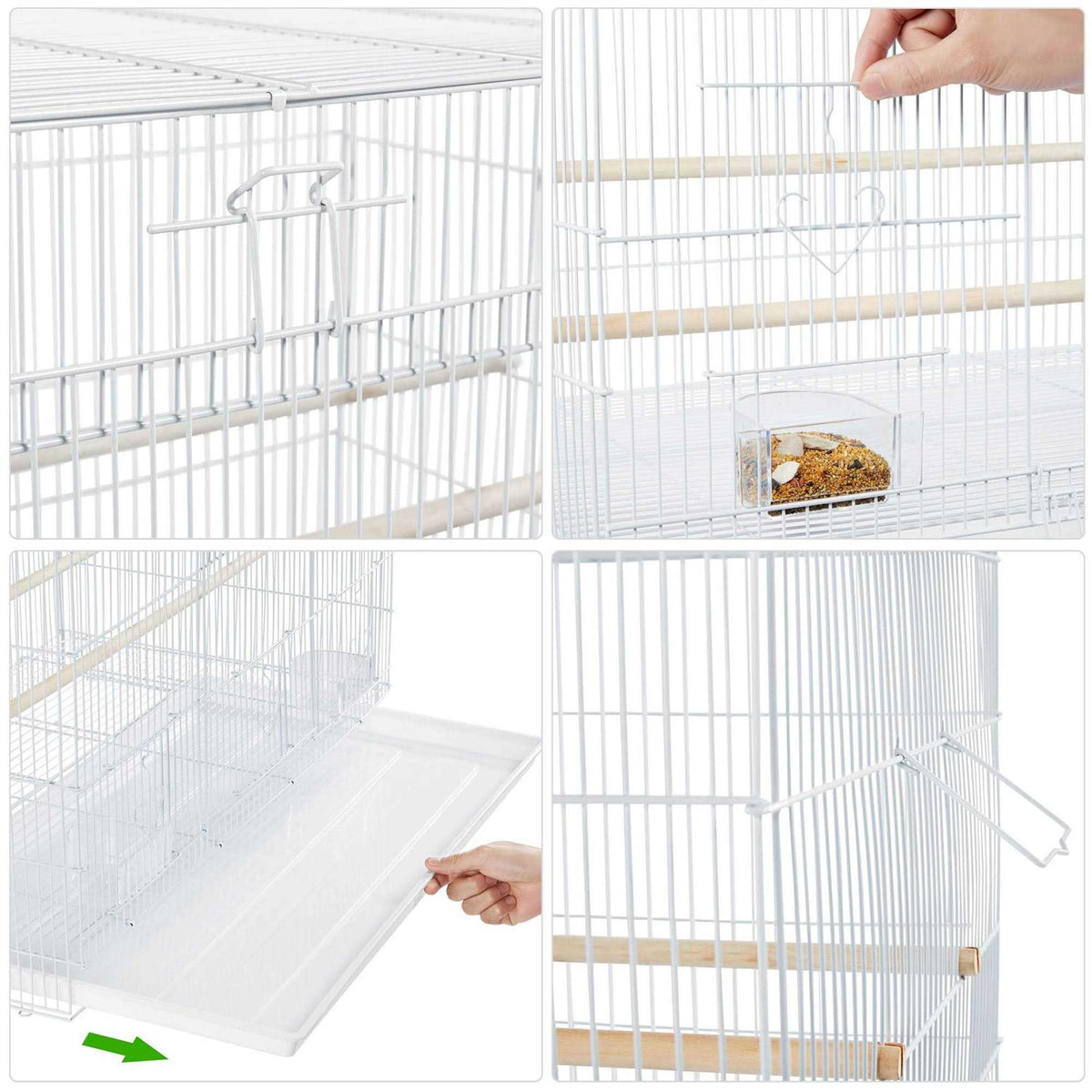 18 Flight Cage with Slide-Out Tray B1742