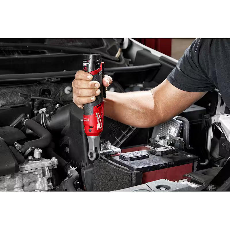 12V Lithium-Ion Brushless Cordless 1/4 in. Ratchet Kit with Radio and Charger X57759