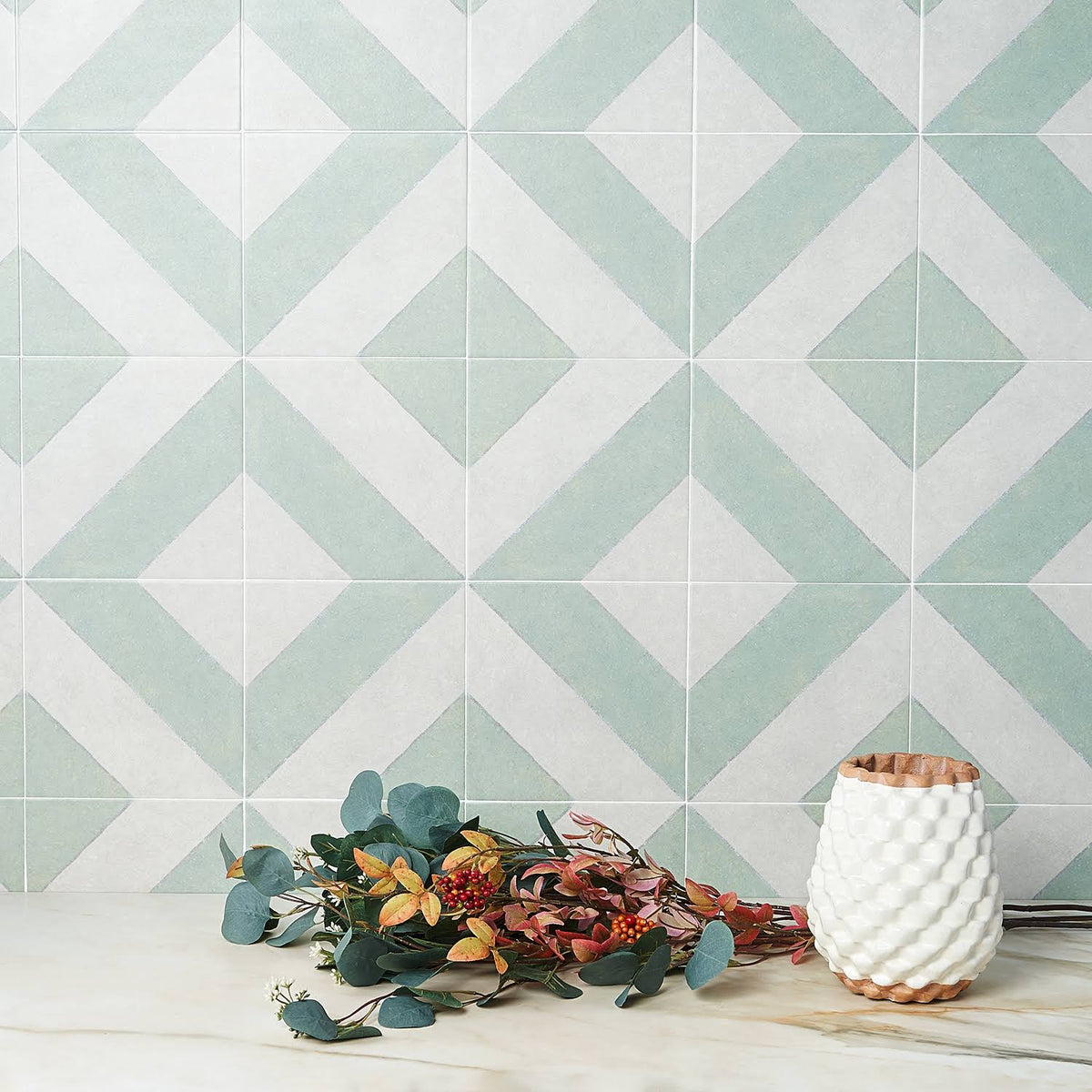 Sage 9x9 Porcelain Tile Q76715