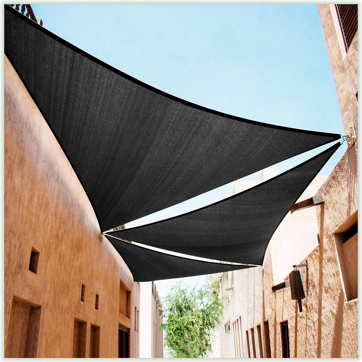 Black Triangle Sun Shade Sail M787904