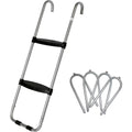 40 inch Wide-Step Trampoline Ladder with Wind Stakes R426173