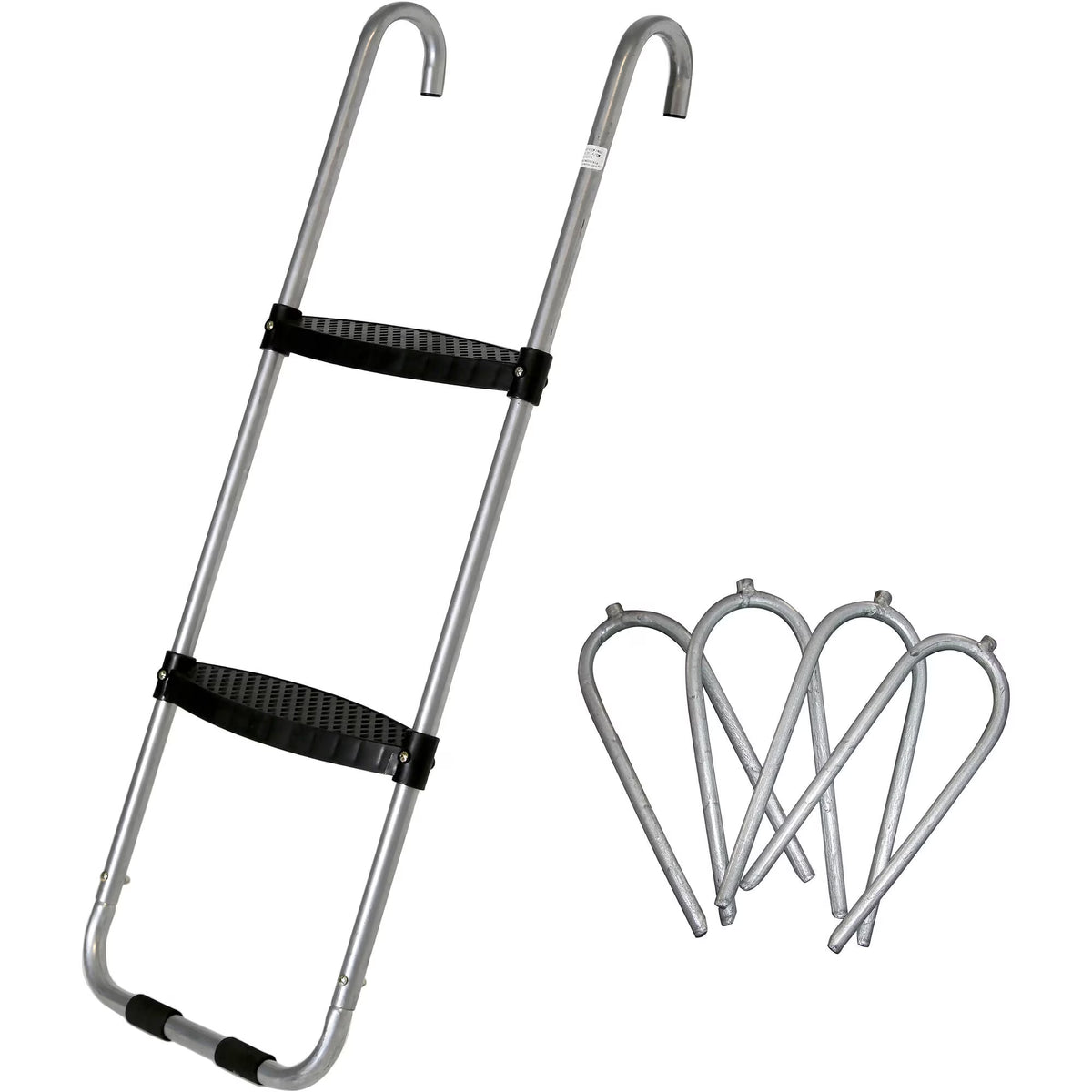 40 inch Wide-Step Trampoline Ladder with Wind Stakes R426173