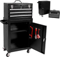 Large Capacity Rolling Lockable Tool Chest with 3 Drawers P4894