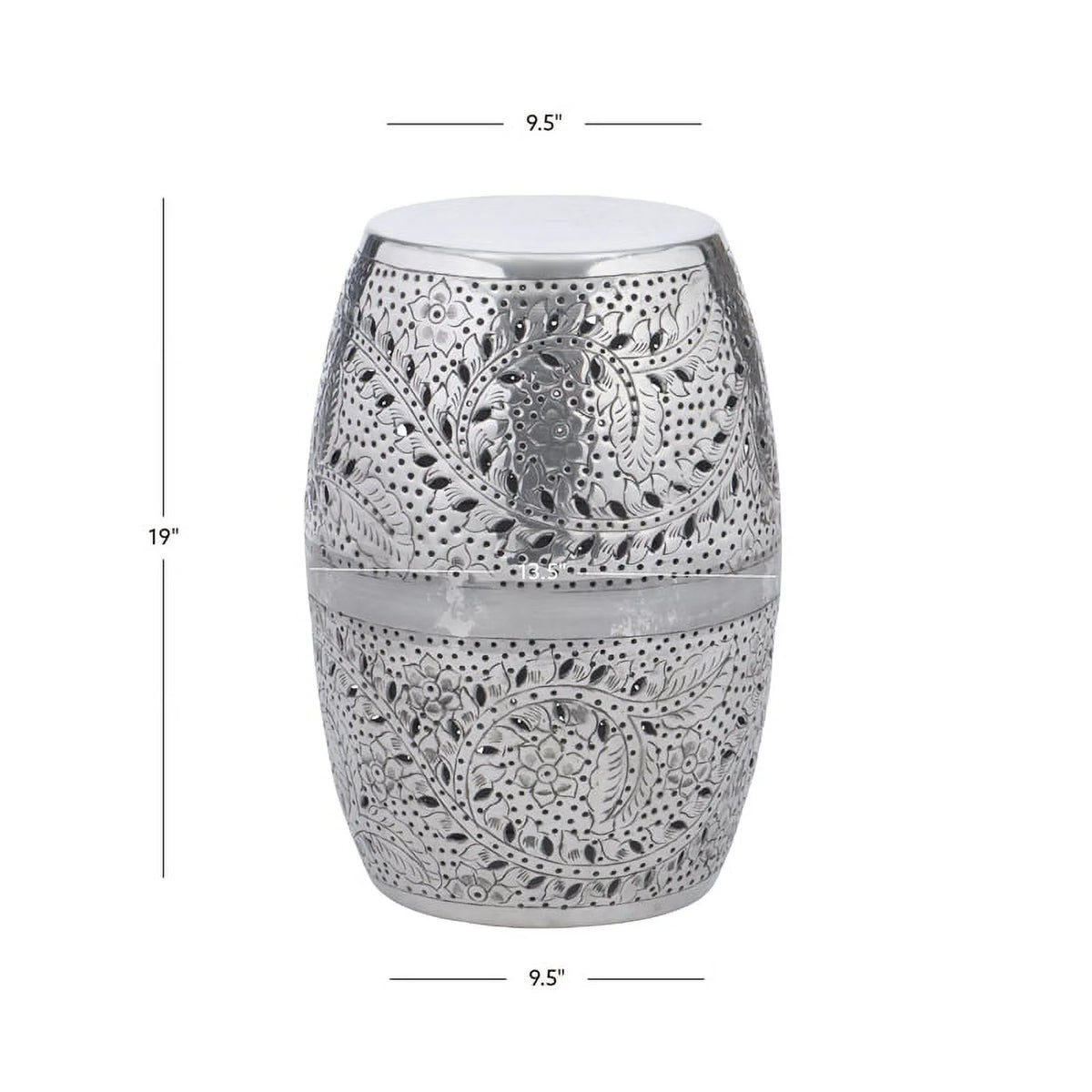 Aluminum Side Table D8971