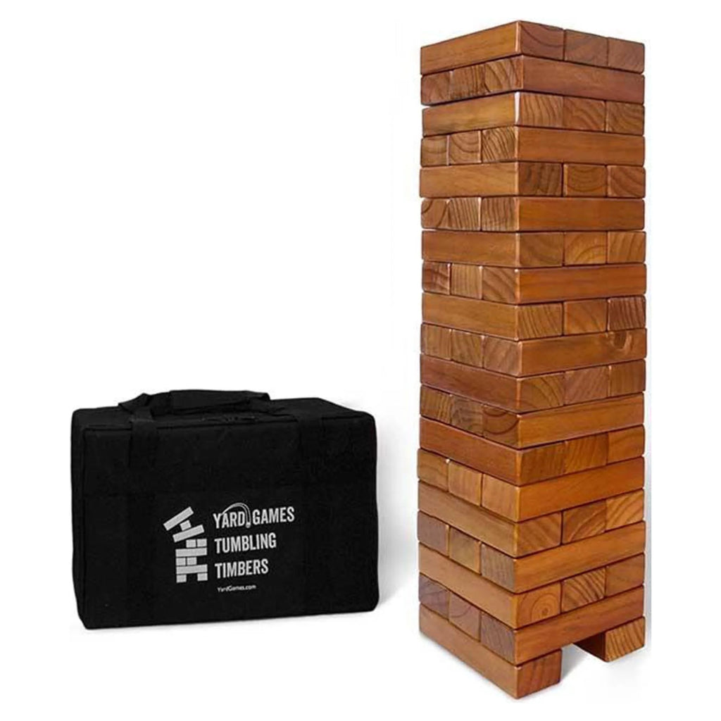 Giant Tumbling Timbers Stacking & 4 in a Row Game Bundle O65595