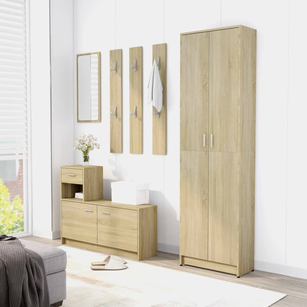 Hallway Wardrobe Sonoma Oak Chipboard W920