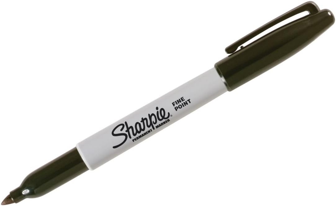 Fine Point Permanent Marker, Black, Pack of 48 H9584