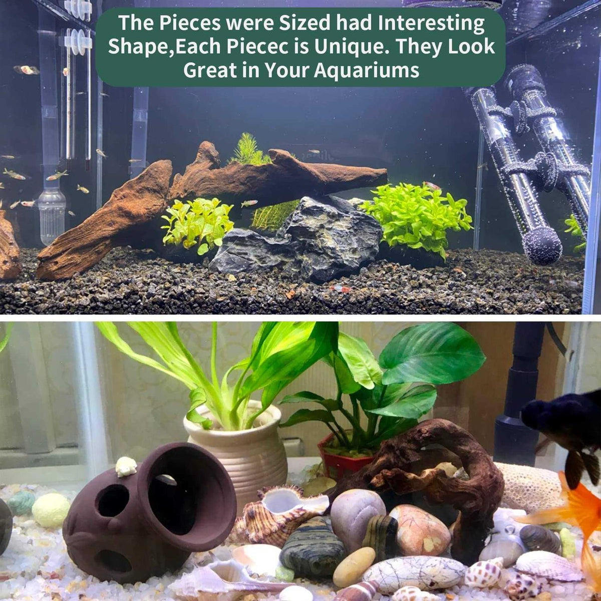 5Pcs Natural Aquarium Driftwood Branches Q27702