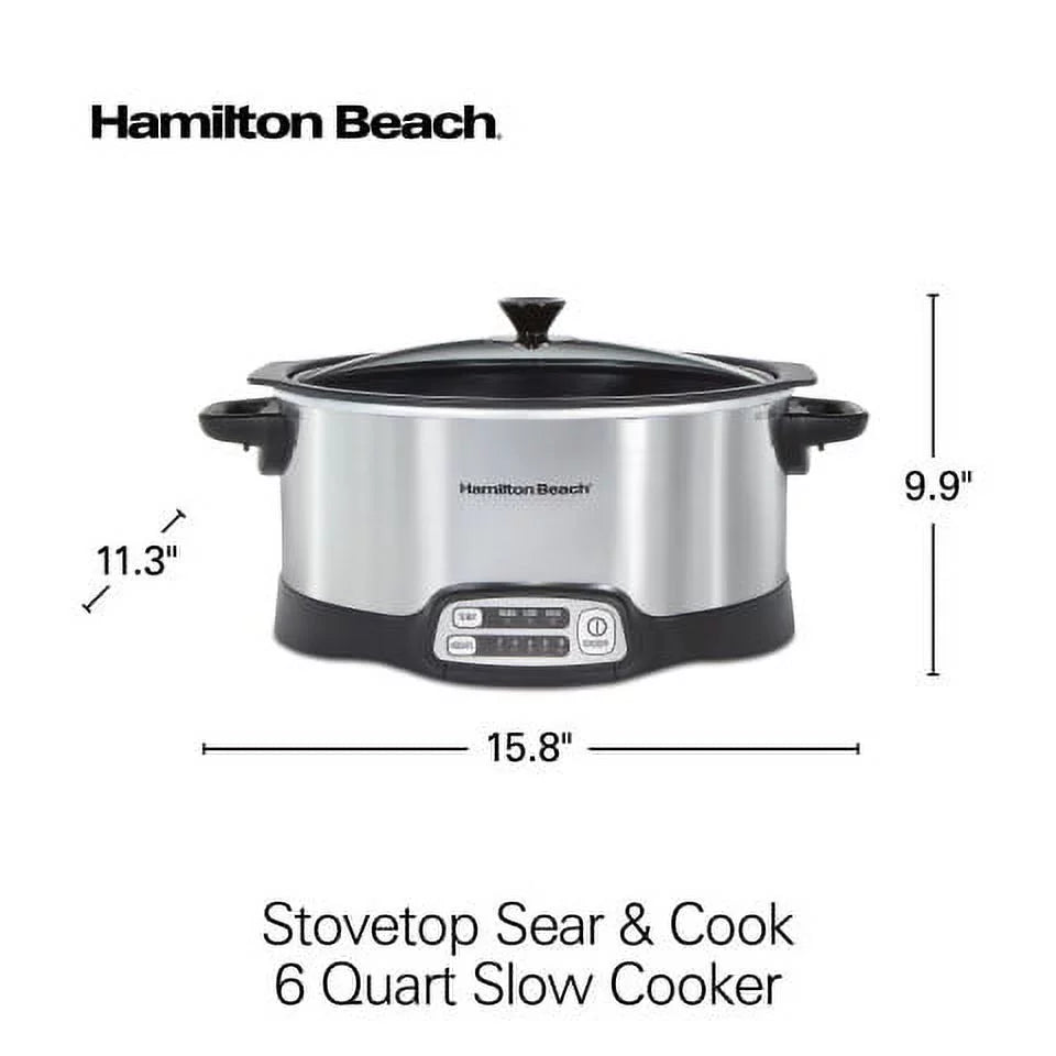 6 Quart Programmable Slow Cooker E607895