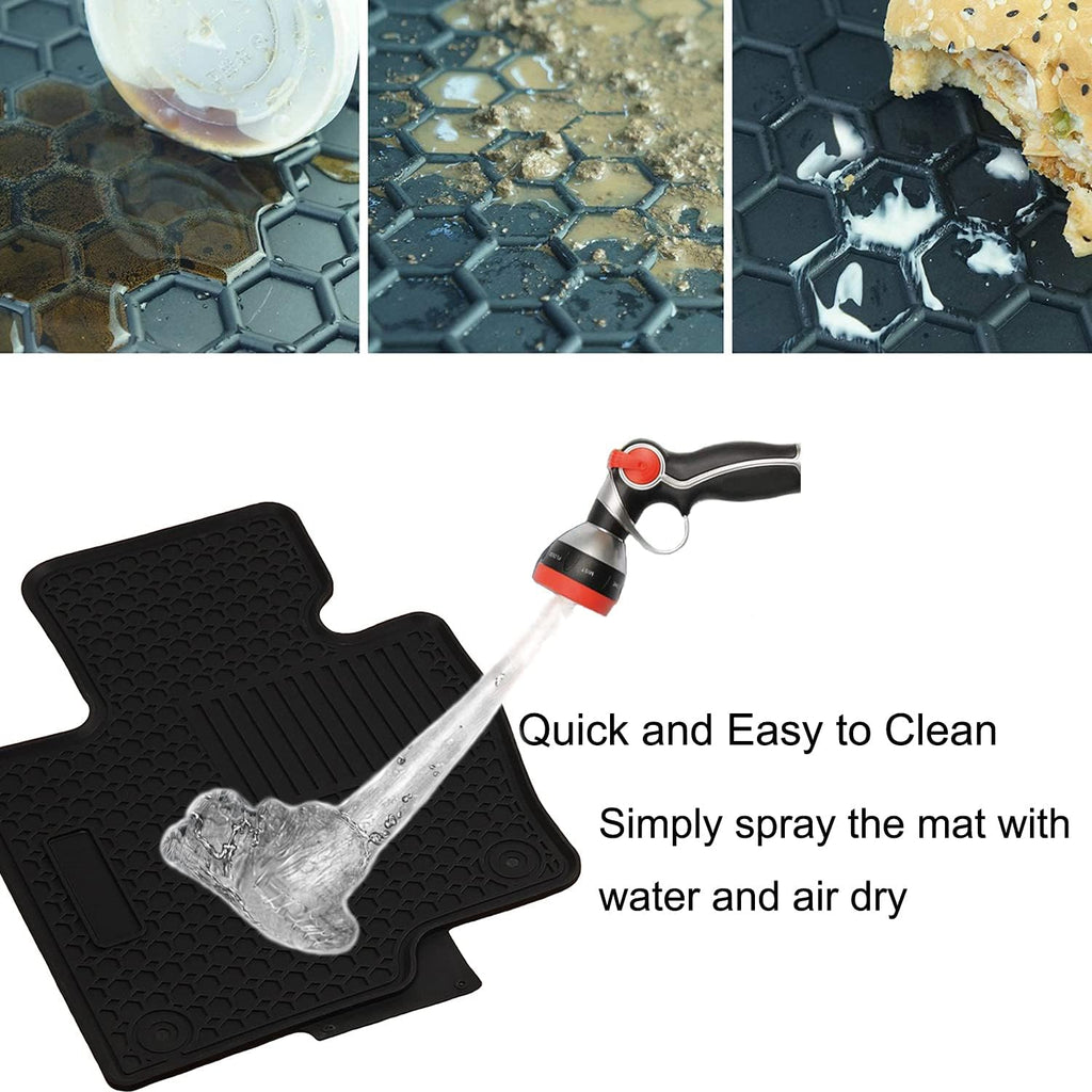 Rubber All Weather Floor Mats & Cargo Liners Set O961