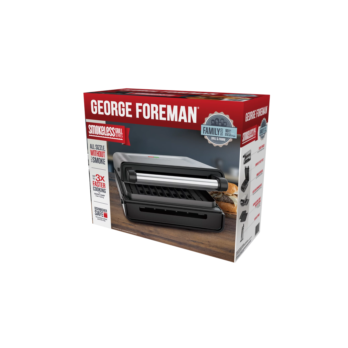Family Size Contact Smokeless Grill M29163