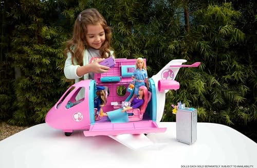 Transforming Playset with Reclining Seats and Overhead Compartments, 15+ Pieces W7091