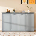 Gray Queen Size Murphy Bed Wall Bed Frame B510