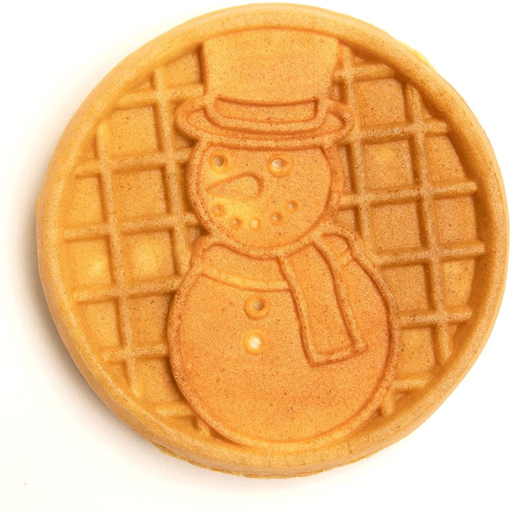 Personal Electric Snowman Waffle Maker F217