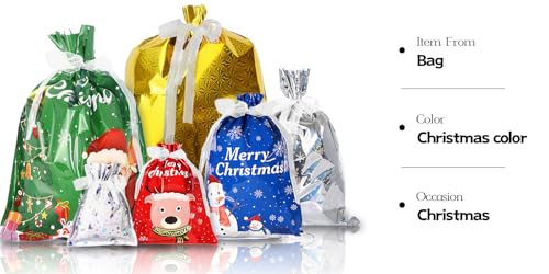 Christmas Gift Bags 41 PCS Assorted Sizes X8115