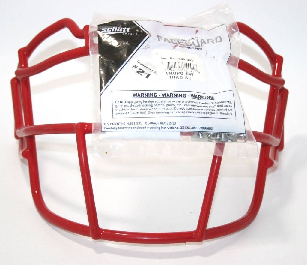 Scarlet Carbon Steel Adult Facemask D760