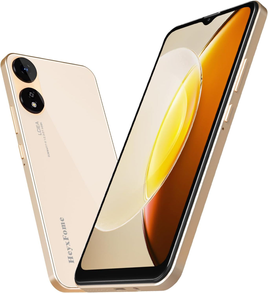 Gold 4G LTE Unlocked Cell Phone 6.5" HD+ Screen 4000mAh Android 10 Smartphone 16MP Dual SIM H67495