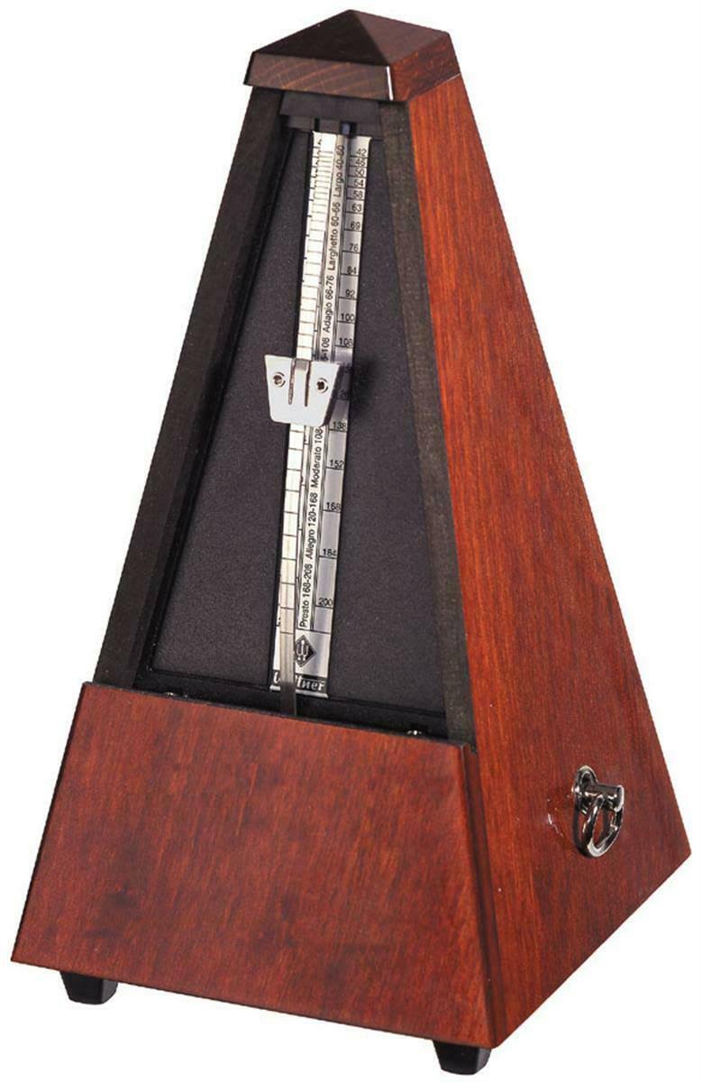 Mahogany Wood Case Metronome with Bell A498232