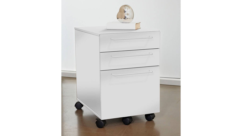 White 3-Drawer File Cabinet V413995