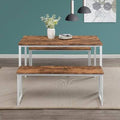 3-Piece Dining Set White Oak W88375