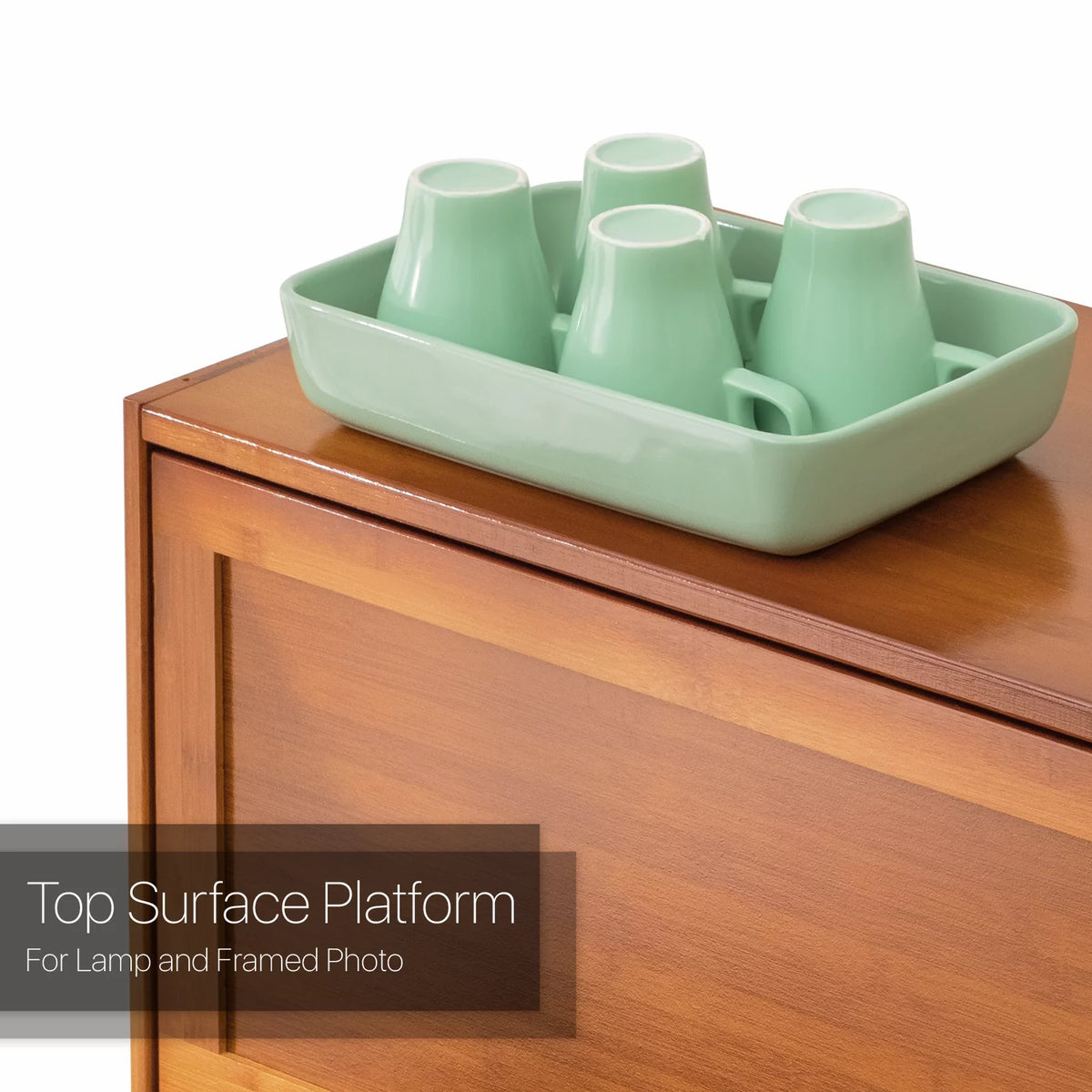 Bamboo 11 Tiers 50 Pairs Shoes Rack with Door T2233