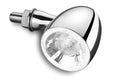White Shiny Chrome LED Indicator Bullet 1000 G753
