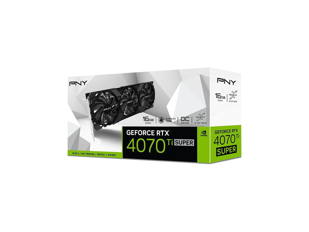 GeForce RTX 4070 Ti SUPER 16GB Overclocked Triple Fan Graphics Card Y444