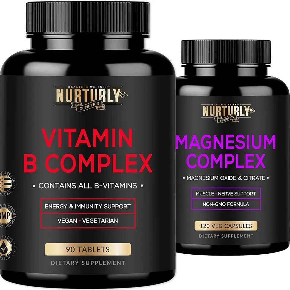 Magnesium Citrate 500MG and Vitamin B Complex T9224