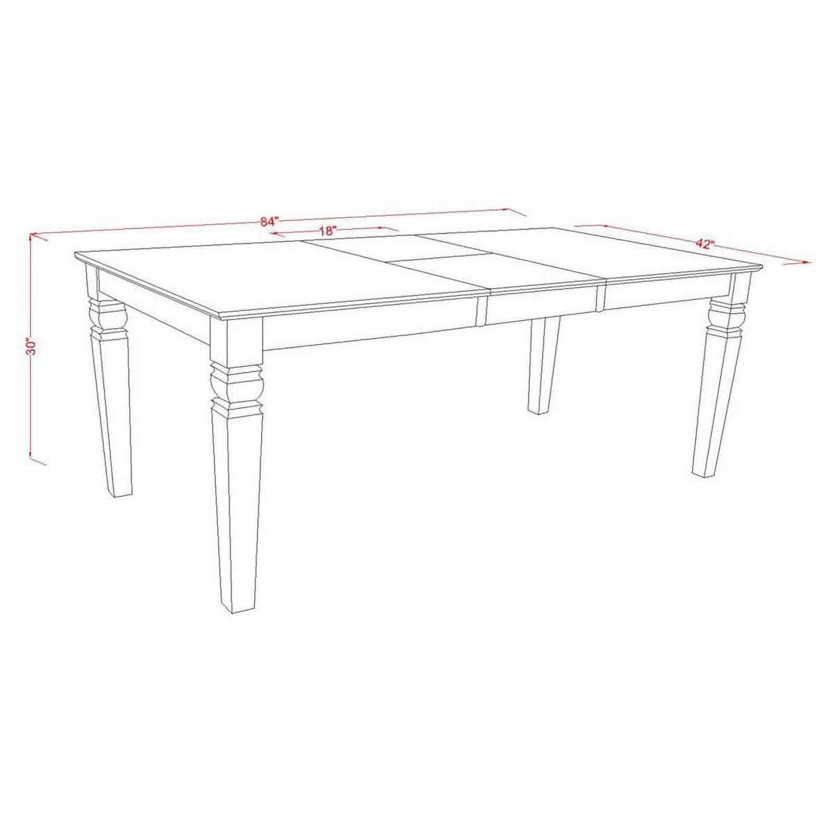9-piece Wood Dining Table and Chairs in Black N962066