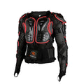 Black L Removable Full Body Armor Motorcycle Jacket K286