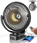 24000mAh 8-inch Portable Rechargeable Clip on Fan Q755