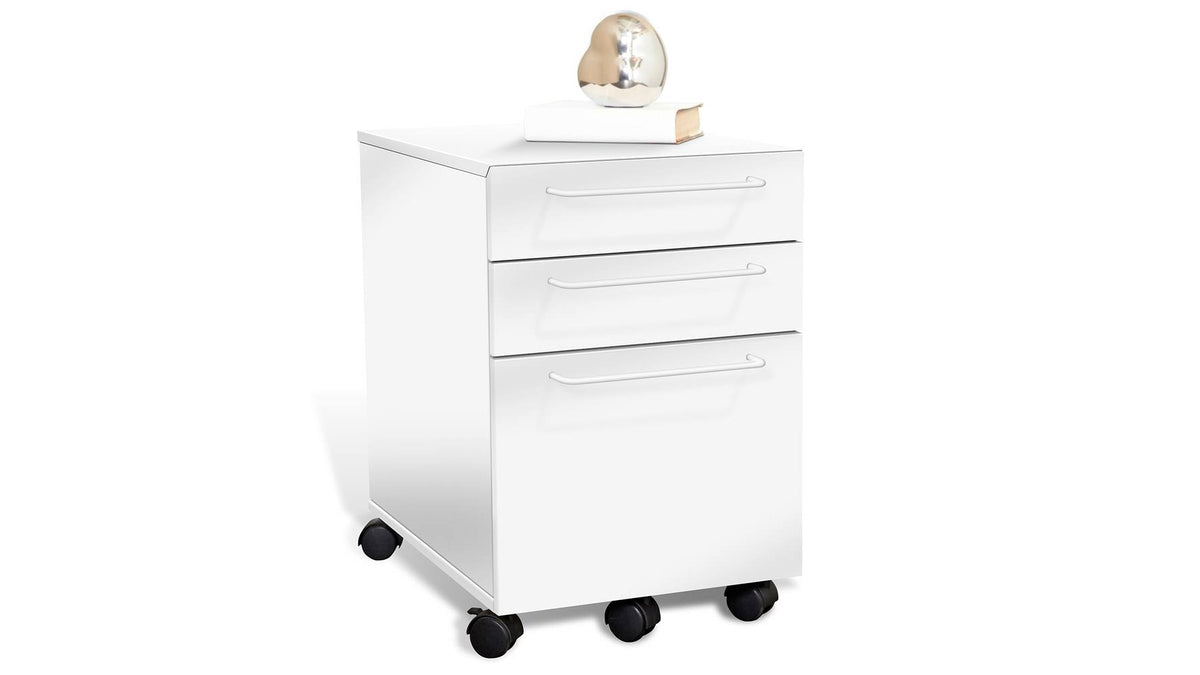 White 3-Drawer File Cabinet V413995