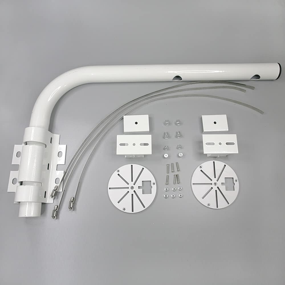 Adjustable Universal Double Head Security Camera Pole Mount Bracket (15.7 INCH) T820271