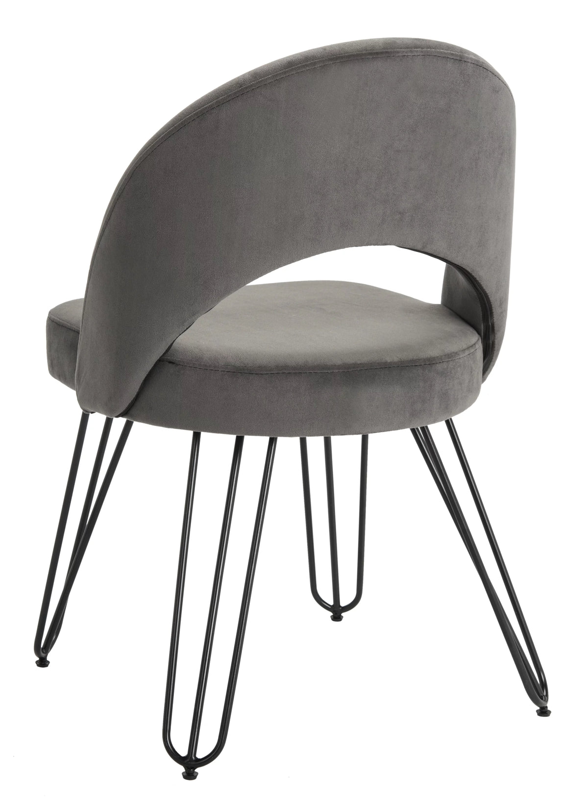 Velvet Upholstered Dining Chair Set of 2 P2377
