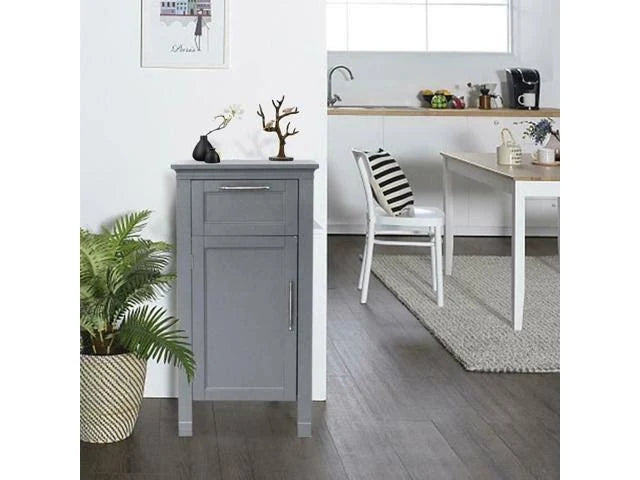 Narrow Bathroom Cabinet with Drawer Storage Shelves V46353