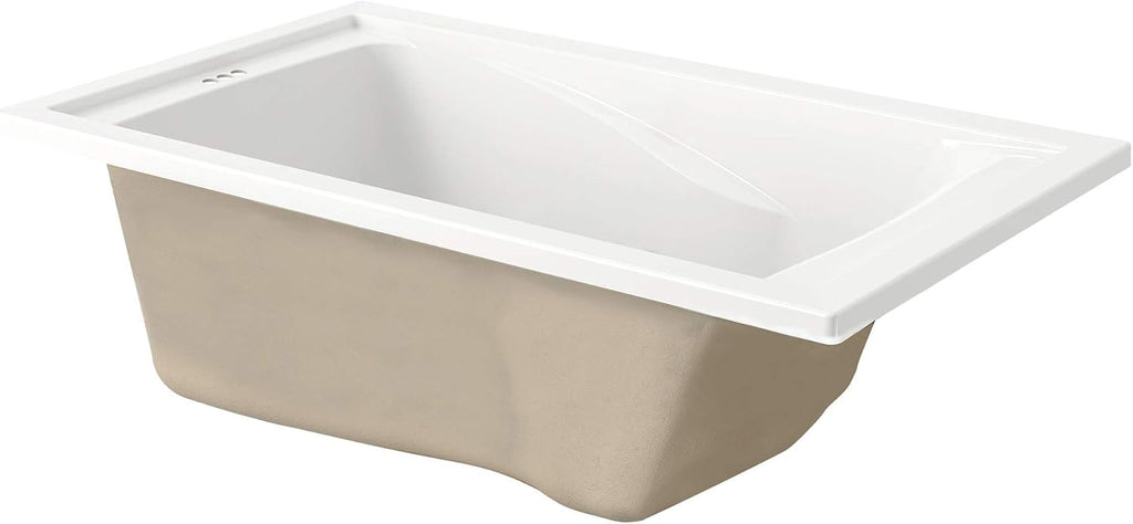 Deep Soaking Tub with Reversible Drain L779719
