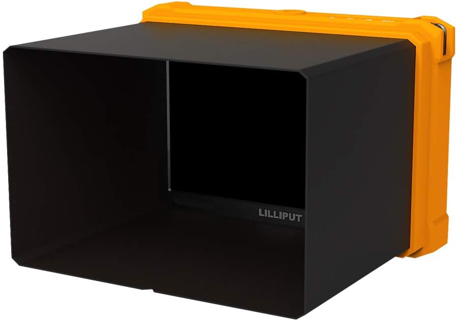 7 Inch 4K HDMI Field Monitor with Yellow Rubber Case I432959