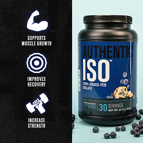 30 Servings Grass Fed Whey Protein Isolate Powder, Peanut Butter E7213