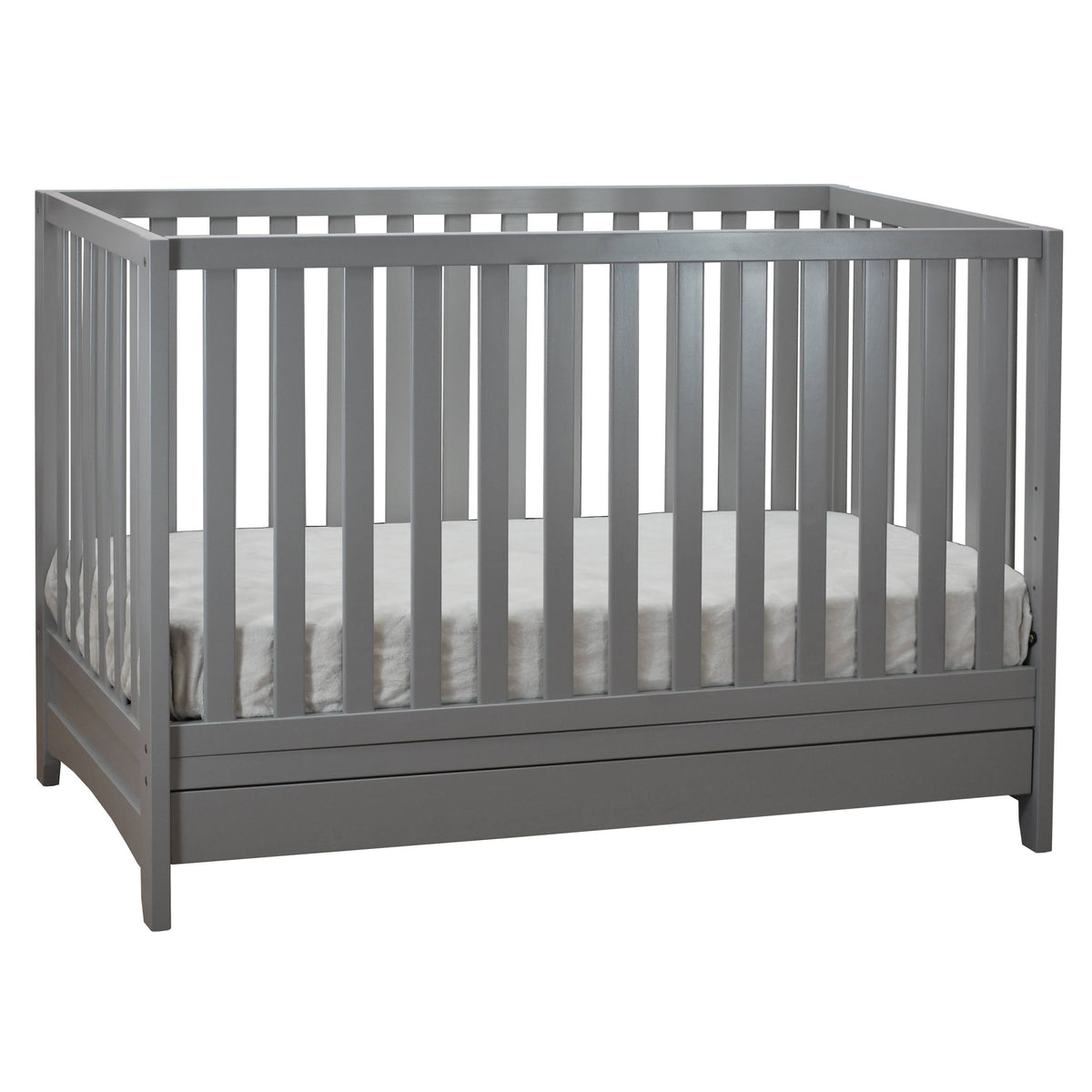 3-in-1 Convertible Crib, Gray U857534