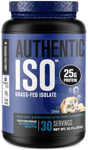 30 Servings Grass Fed Whey Protein Isolate Powder, Peanut Butter E7213