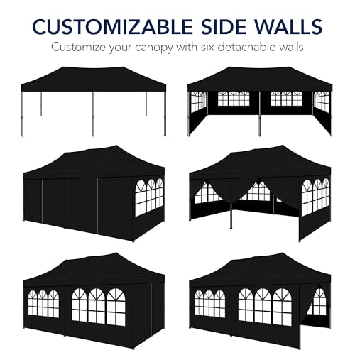 10x20 Heavy Duty Waterproof Outdoor Canopy Tent with Sidewalls M541642
